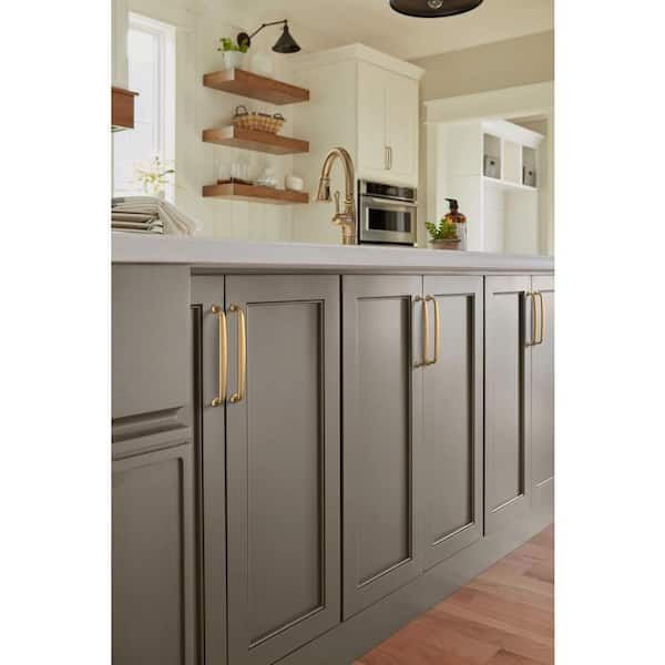 Renown 6-5/16 in. (160mm) Traditional Champagne Bronze Arch Cabinet Pull