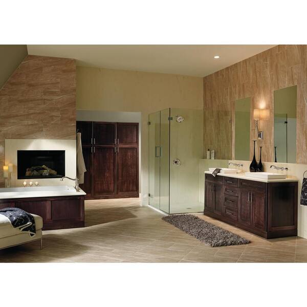Delta Cassidy Open Wall Mounted Towel Ring in Polished Nickel