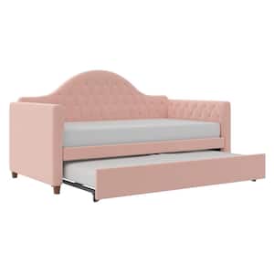 Rowan Valley Arden Pink Peach Twin Size Daybed with Trundle