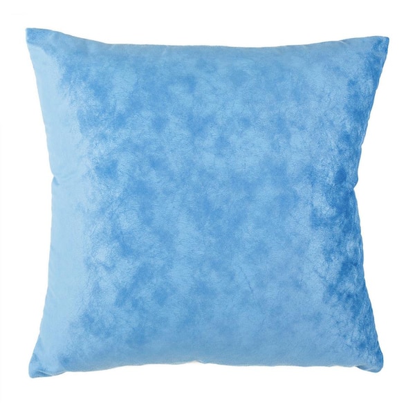SAFAVIEH Fenna Royal Blue 18 in. x 18 in. Throw Pillow PLS7031A-1818 ...