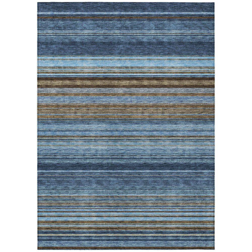 Chantille Machine Washable Indoor/Outdoor Abstract ACN979 Navy 5 ft. x 7 ft. 6 in. Area Rug price history on PriceWatchPro
