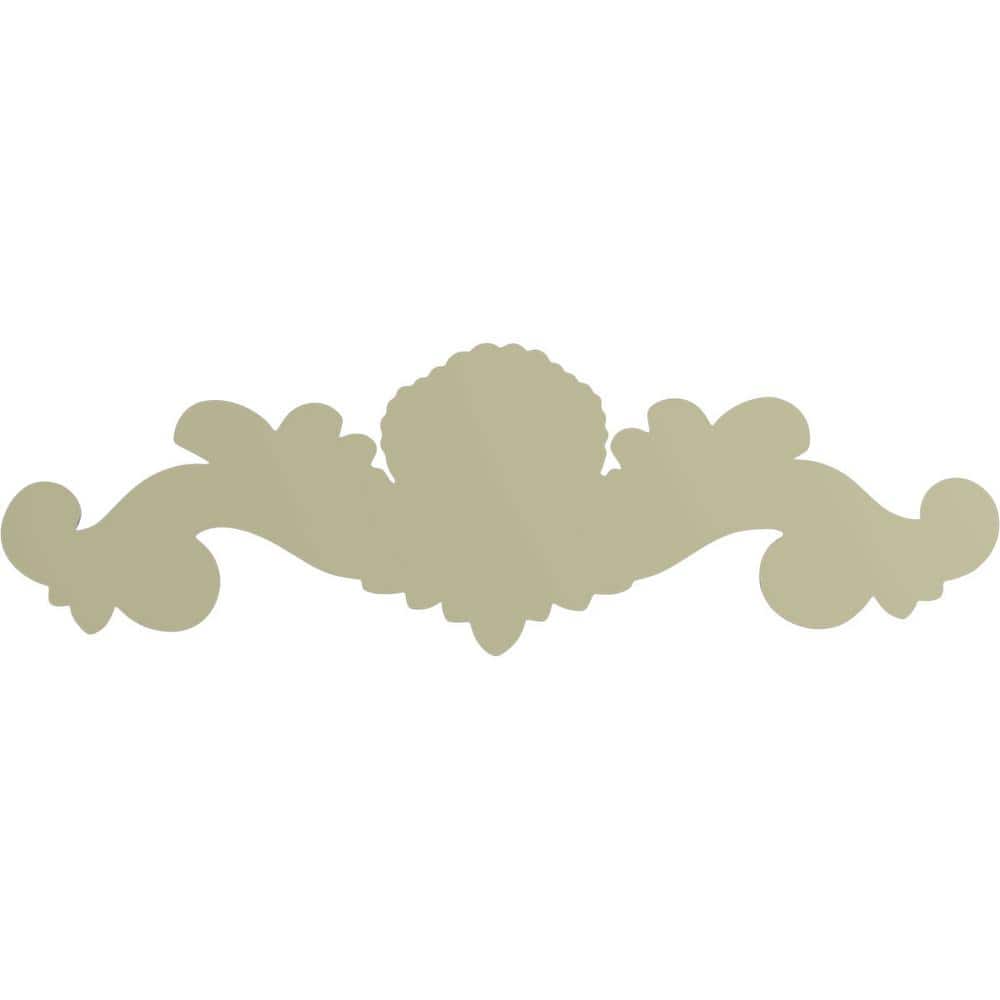 Primed Gray Polyurethane Shell Onlay Moulding 14 3/8"W x 4 1/2"H