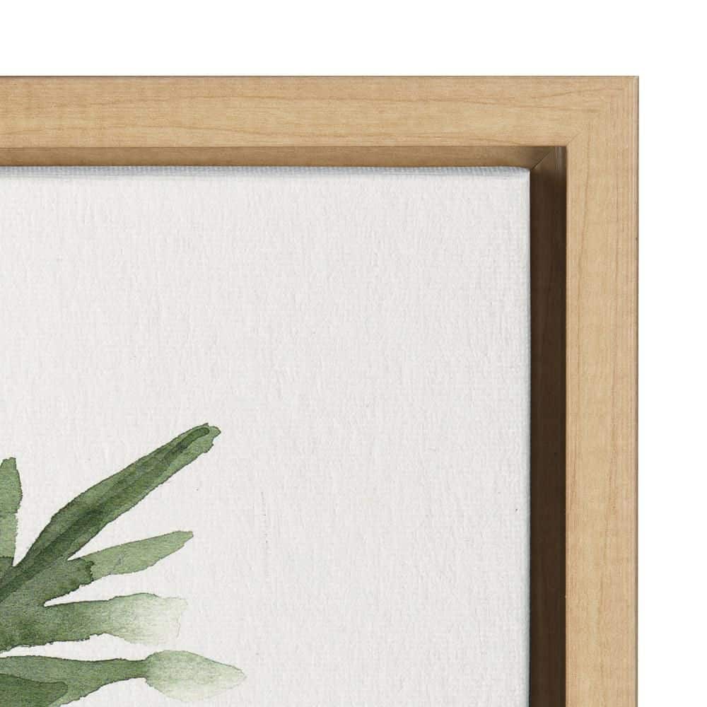 Green Fern Framed Canvas Wall Art by Patricia Shaw