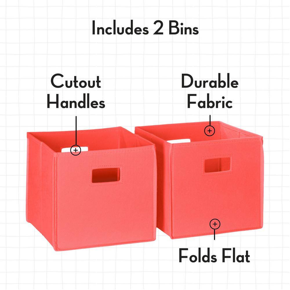 White Wood Kids Cubby Storage Tower with Bins