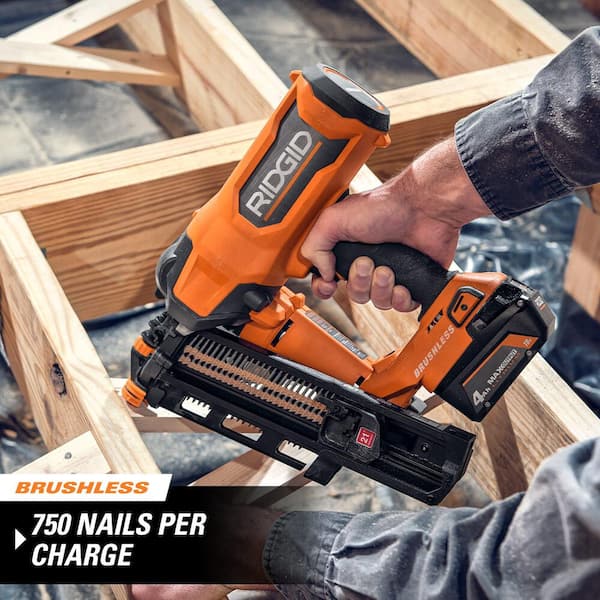 Ridgid 18V Brushless Cordless Framing Nailer Review R09894 - PTR