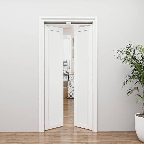 ARK DESIGN 30 in. x 80 in. Solid Core Composite MDF Bi-fold Door +