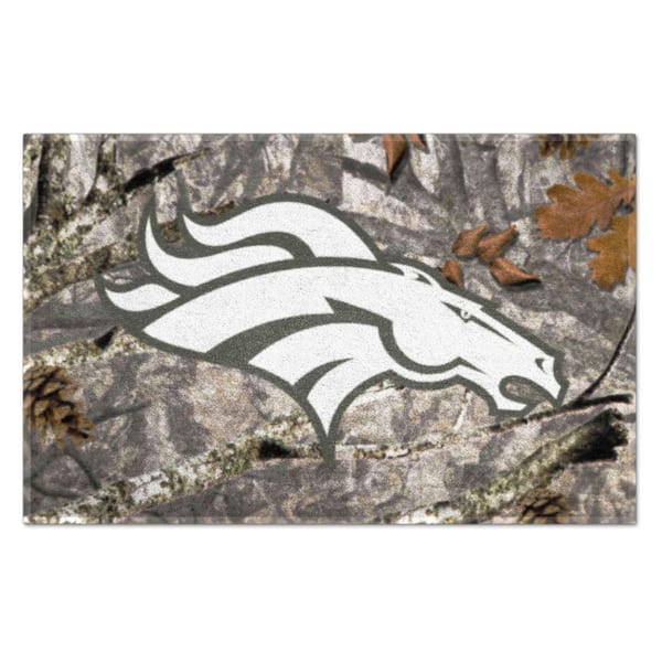 FANMATS Denver Broncos Camo 2 ft. x 3 ft. Starter Area Rug