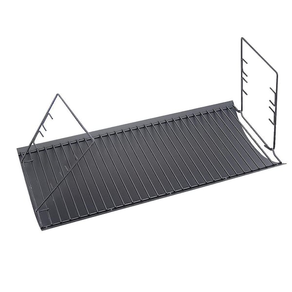 27 in. Stainless Steel Ash Pan with 2-Piece Grate Hanger for 1224 1324 2121 2222 2727 2828 2929 Grill Grate