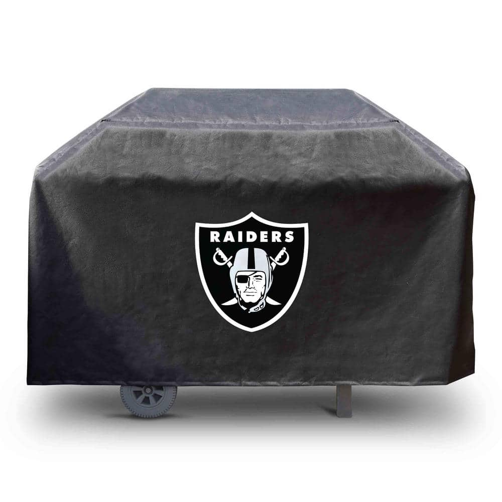 FANMATS NFL-Las Vegas Raiders Rectangular Black Grill Cover - 68 In. X ...