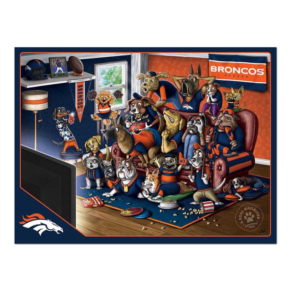 Denver Broncos Purebred Fans 500-Piece Puzzle
