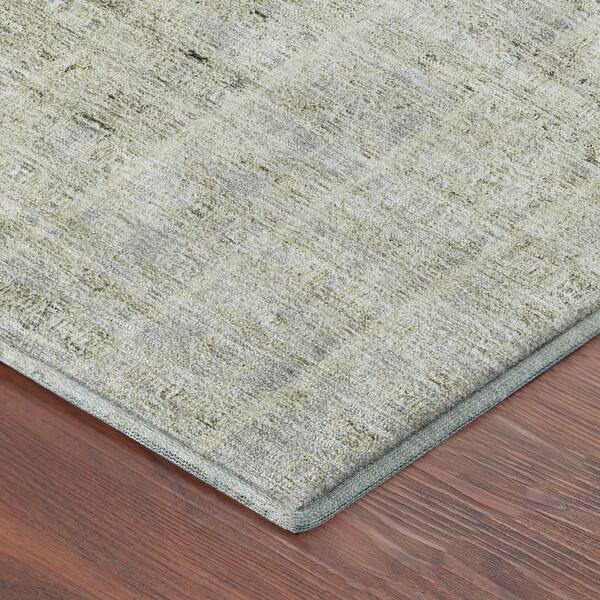 Mayfield Premium Machine Washable Abstract AMF2240 Beige 5 ft. x 7 ft. 6 in. Area Rug