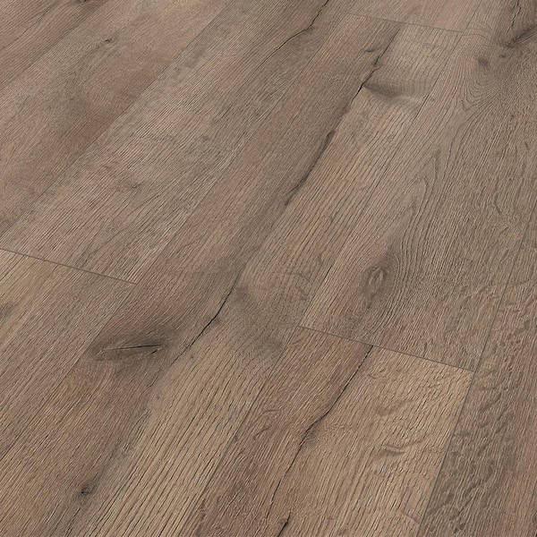 Home Decorators Collection Skaggs Island Oak 12mm T x 7.56 in. W Waterproof Laminate Wood Flooring (15.95 sq. ft./Case)
