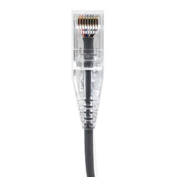 28AWG Network Cable with Gold Plated RJ45 Molded/Booted Connector 10-Pack - 50 Feet 10 Gigabit/Sec High Speed LAN Internet/Patch Cable 550MHz GOWOS Cat6a Slim UTP Ethernet Cable Red 