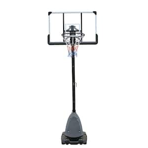 Adjustable 6 to 10ft Basketball Hoop Portable Basketball Goal System with Stable Base and Wheels
