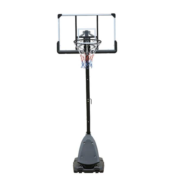 Tatayosi Adjustable 6 to 10ft Basketball Hoop Portable Basketball Goal System with Stable Base and Wheels