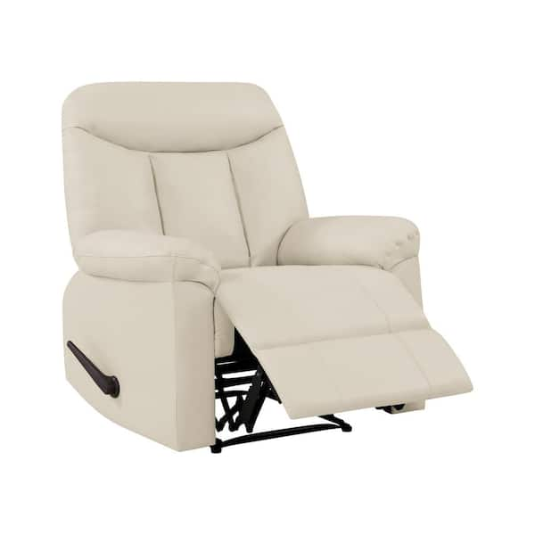 ProLounger Almond Tuff Stuff Polyurethane Wall Hugger Recliner