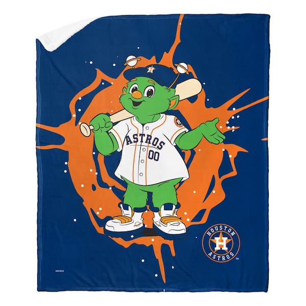 THE NORTHWEST GROUP MLB Mascots Astros Silk Touch Sherpa Multicolor Throw
