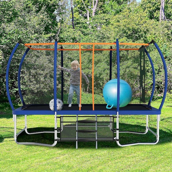 SUNRINX FLIPZA 8 Ft x 14 Ft Rectangular Tumbling Trampoline in