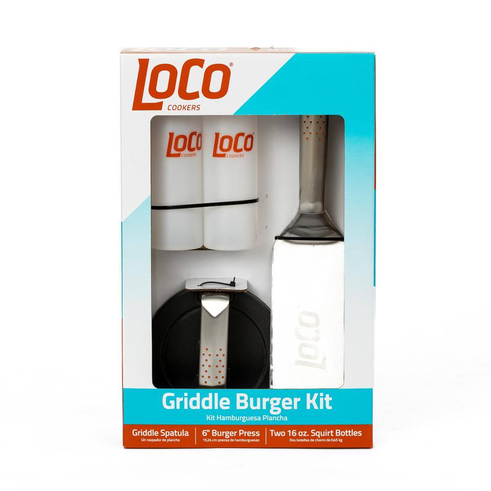 LOCO Griddle Burger Cooking Accessory Kit 2023050267 The Home Depot