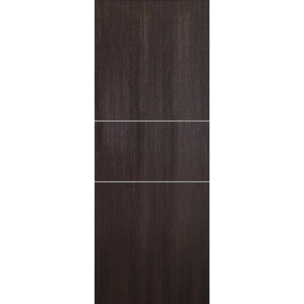 Belldinni Optima 2H 18 in. x 80 in. No Bore Solid Composite Core Veralinga Oak Composite Wood Interior Door Slab