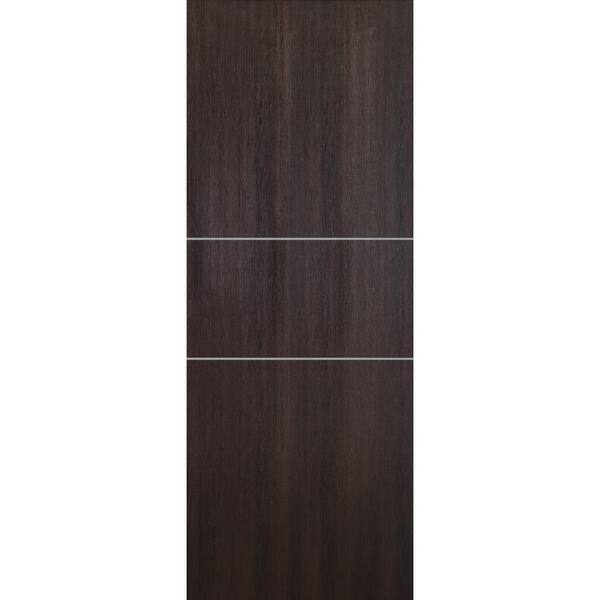 Belldinni Optima 2H 30 in. x 96 in. No Bore Solid Composite Core Veralinga Oak Composite Wood Interior Door Slab