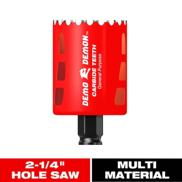 DIABLO 2-1/4 in. Carbide Hole Saw with 2-3/8 in. Cutting Depth