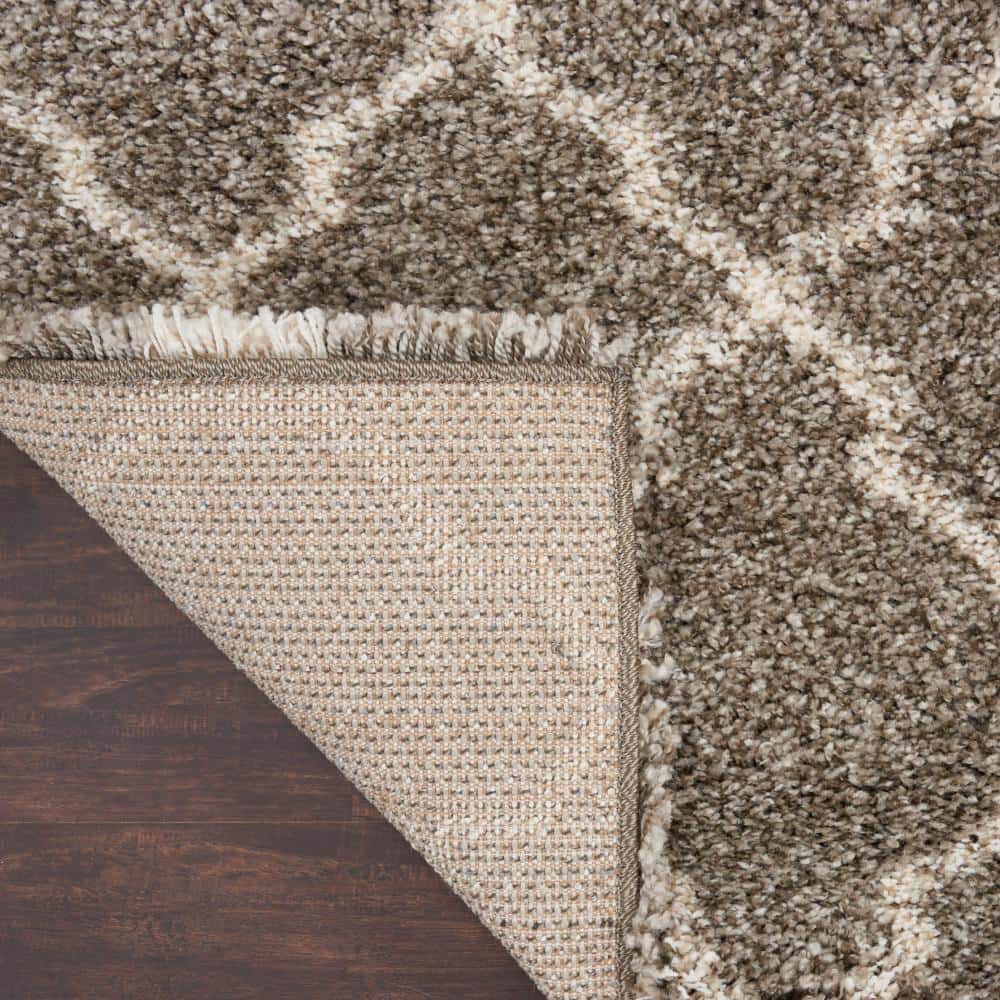 Stone High Pile Shag Rectangular Area Rug