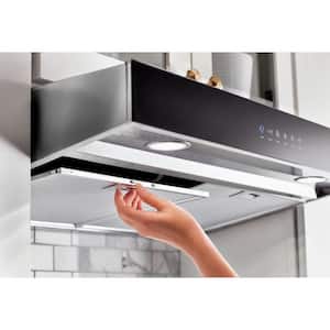 30 in. Under Cabinet Range Hood in Stainless Steel with Boost Function