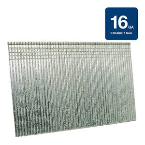 2 in. x 16-Gauge Electro-Galvanized Steel Finish Nails (4000 per Box)