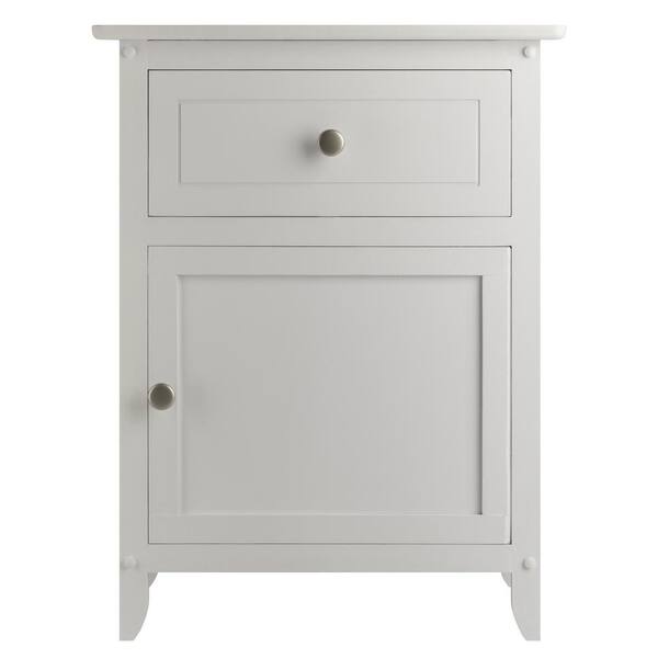 Winsome Eugene Accent Table White 10115 The Home Depot