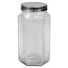 Home Basics 153.6 oz. X-Large Clear Glass Mason Canister Jar HDC64696 - The  Home Depot