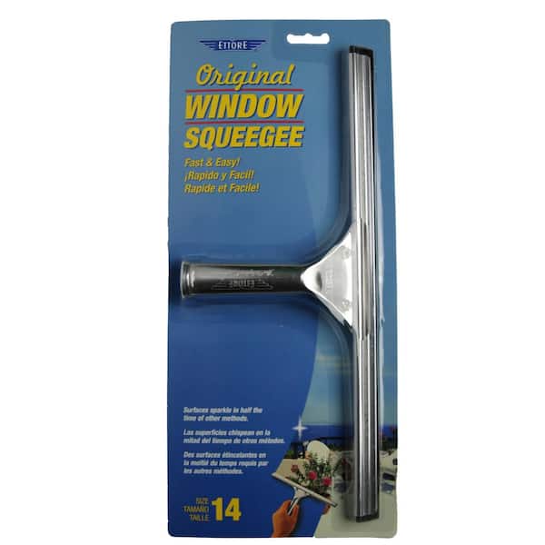Squeegee Washer Pole Scraper & More Ettore Window Cleaning Washing Kit w/ Case 