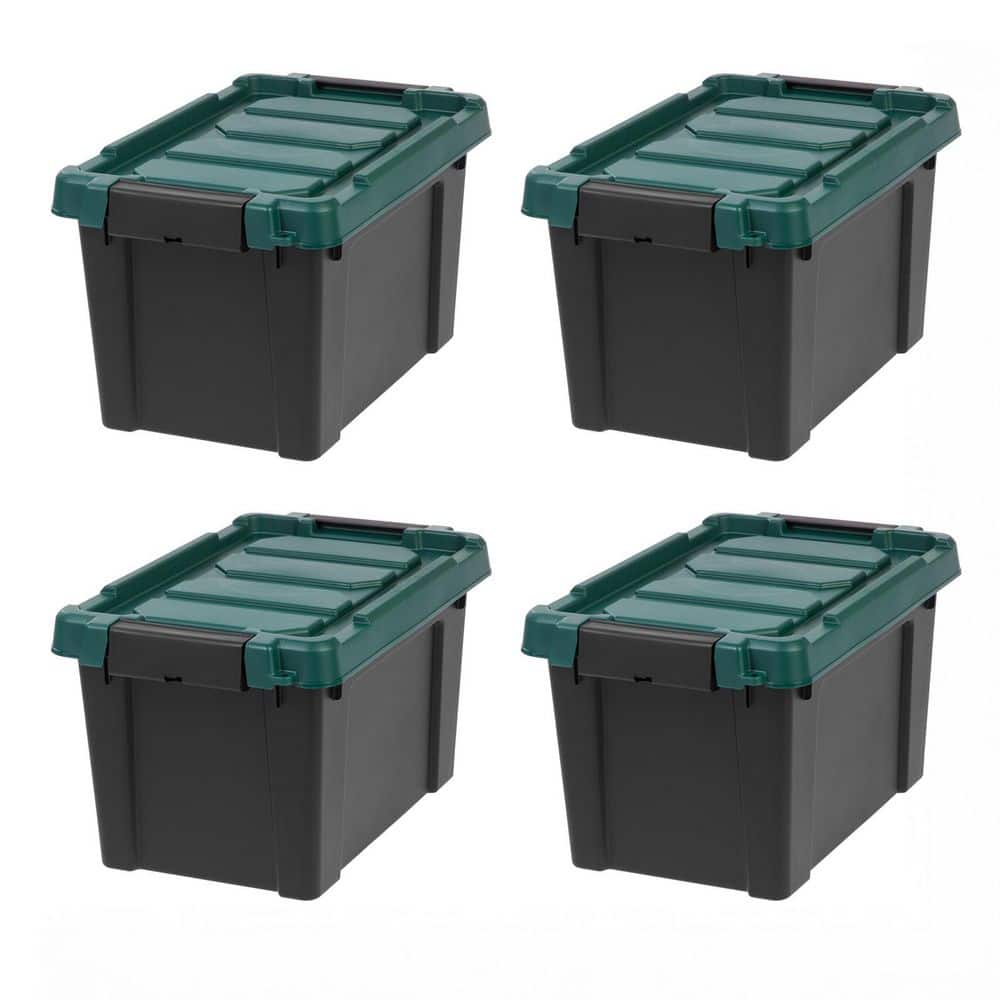 IRIS 5 Gal. Remington Store-It-All Tote Storage Bin, Heavy Duty