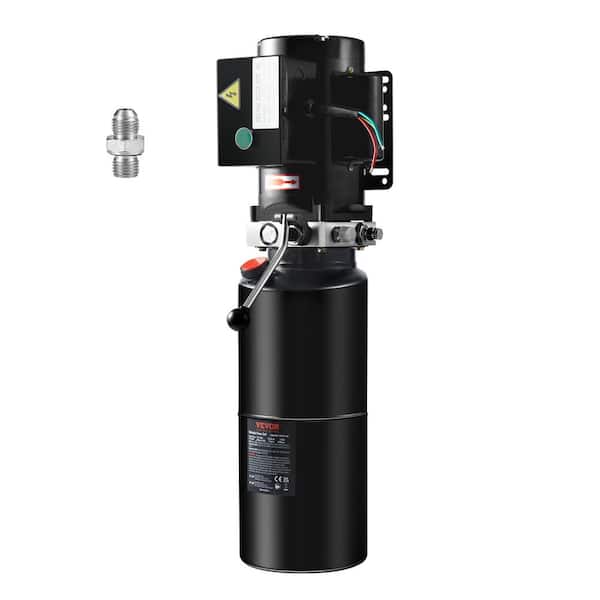 VEVOR Hydraulic Power Unit 220-Volt Auto Car Lift Pump 3HP Single Phase with 10 L Steel Tank for Auto Repair