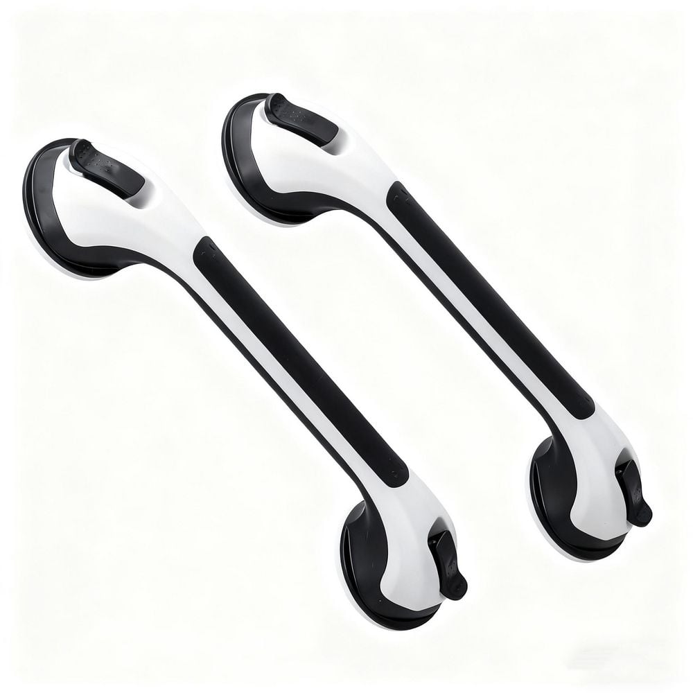 2 Pack 16.8 in. Black Suction Grab Bar Heavy Duty Shower Handle Removable Bath Handrails for Seniors and Elderly price history on PriceWatchPro