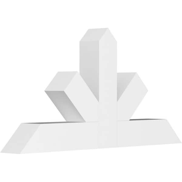 Ekena Millwork Saratoga 36 in. W x 18 in. H x 4 in. D Signature Polyurethane Bracket