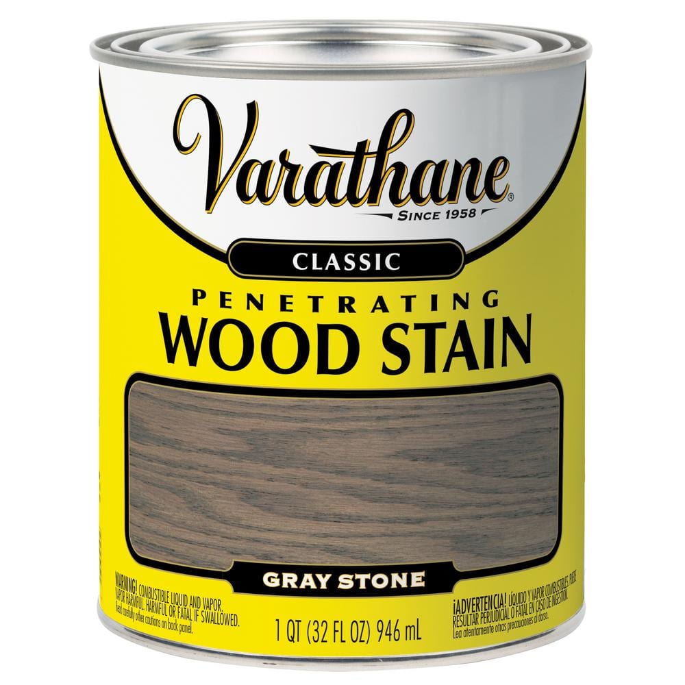 Varathane 1 qt. Graystone Classic Wood Interior Stain 369861 The Home