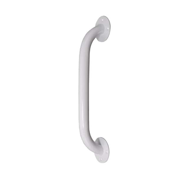 Drive Medical 12 in. x 1 in. Powder Coated Grab Bar in White