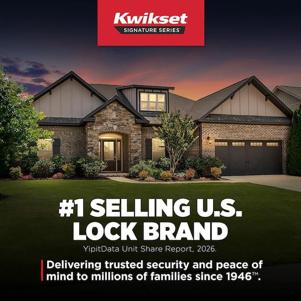 Kwikset Austin Venetian Bronze Keyed Entry Single Cylinder Door