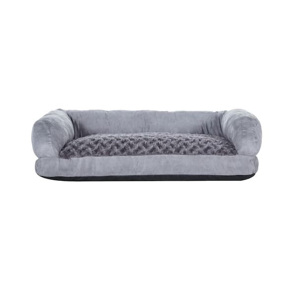 New Age Pet Buddy's Memory Foam Dog Cushion - Medium, Gray