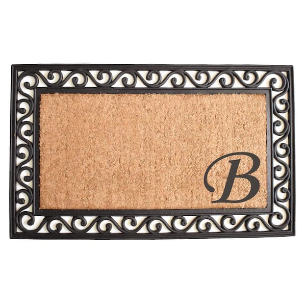 Calloway Mills Versailles 22 in. x 36 in. Monogram B Door Mat