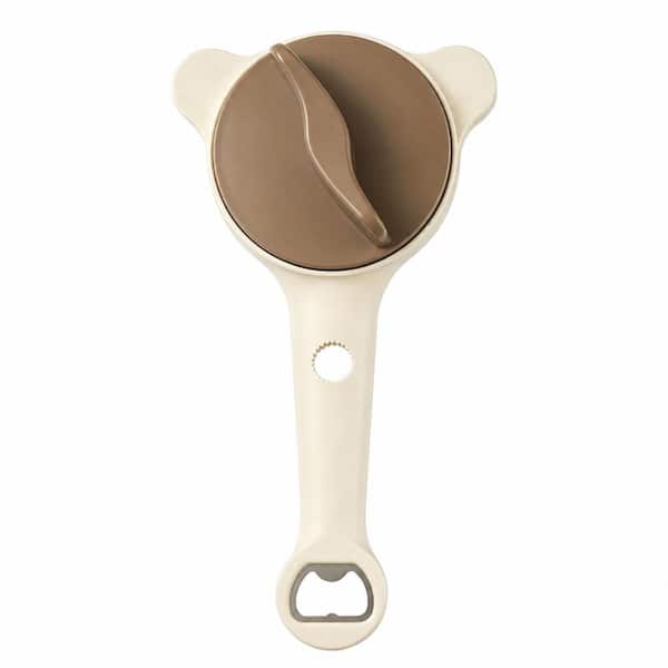 Multi-Purpose Adjustable Jar Opener Retractable Bottle and Cap Opener with Ergonomic Non-Slip Handle