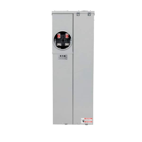 Eaton 200 Amp 120-Volt/240-Volt 20-Space 40-Circuit EUSERC BR Type Main Meter Breaker, Surface, SR