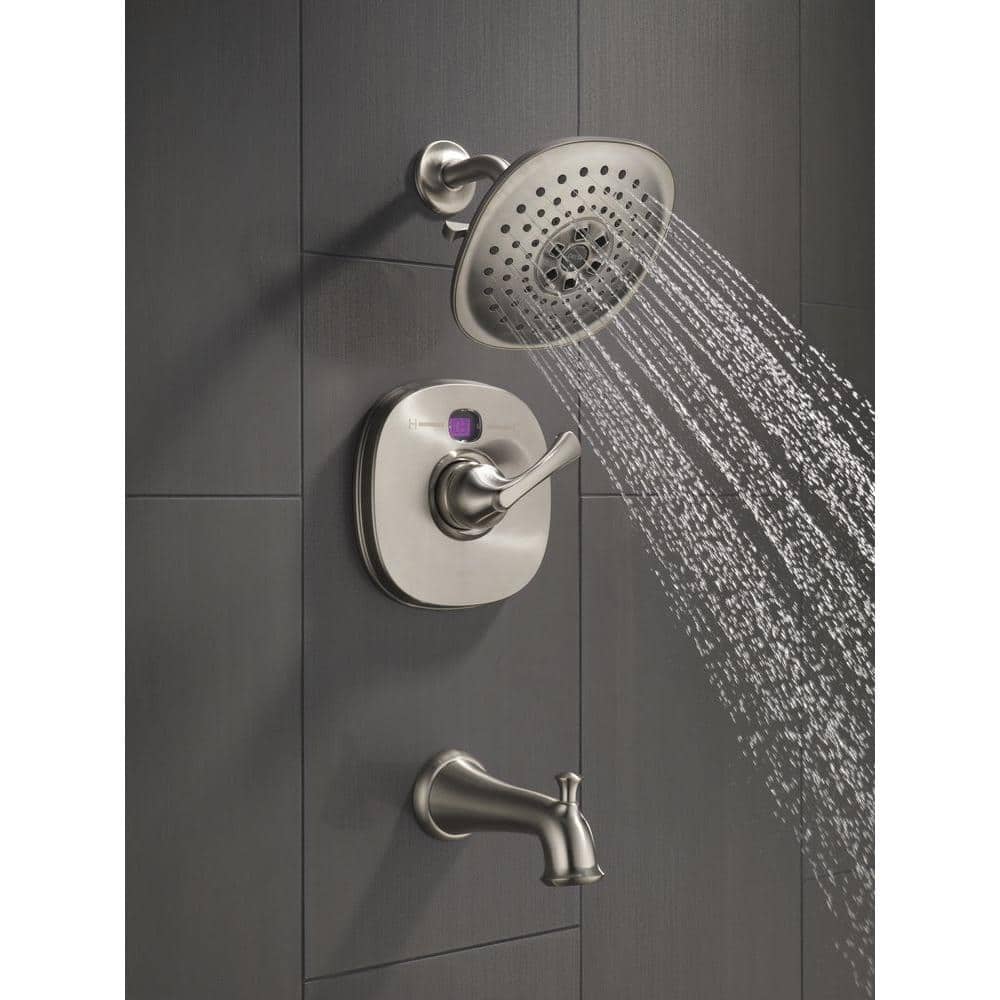 Modern Stainless Steel Wall Mounted Tub Spout with Diverter