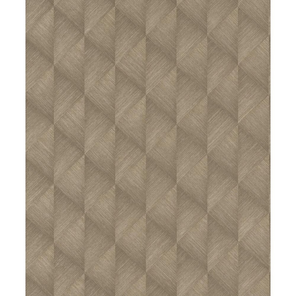 Advantage Miro Brown Geo Paper Non-Pasted Textured Wallpaper