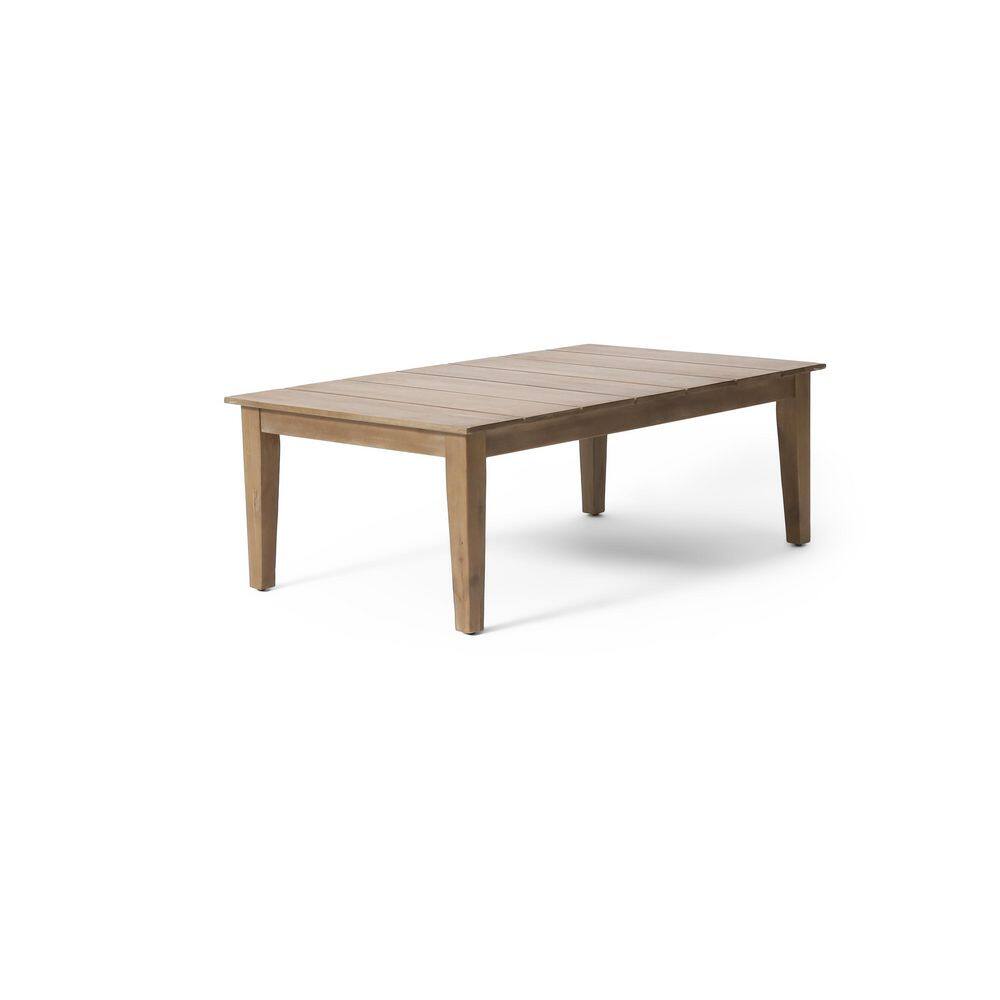 39.5'' Brown Acacia Wood Outdoor Coffee Table price history on PriceWatchPro