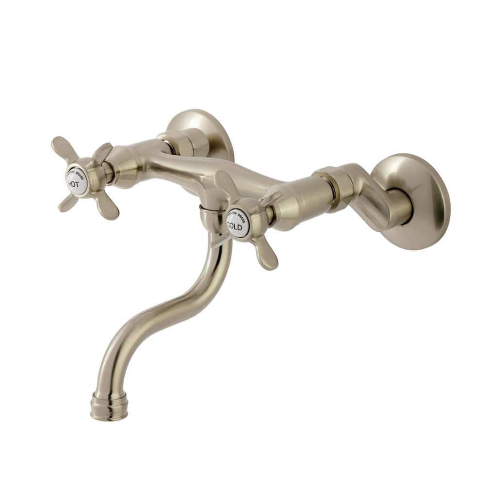 Essex Double Handle Wall Mount Bathroom Faucet in Brushed Nickel price history on PriceWatchPro