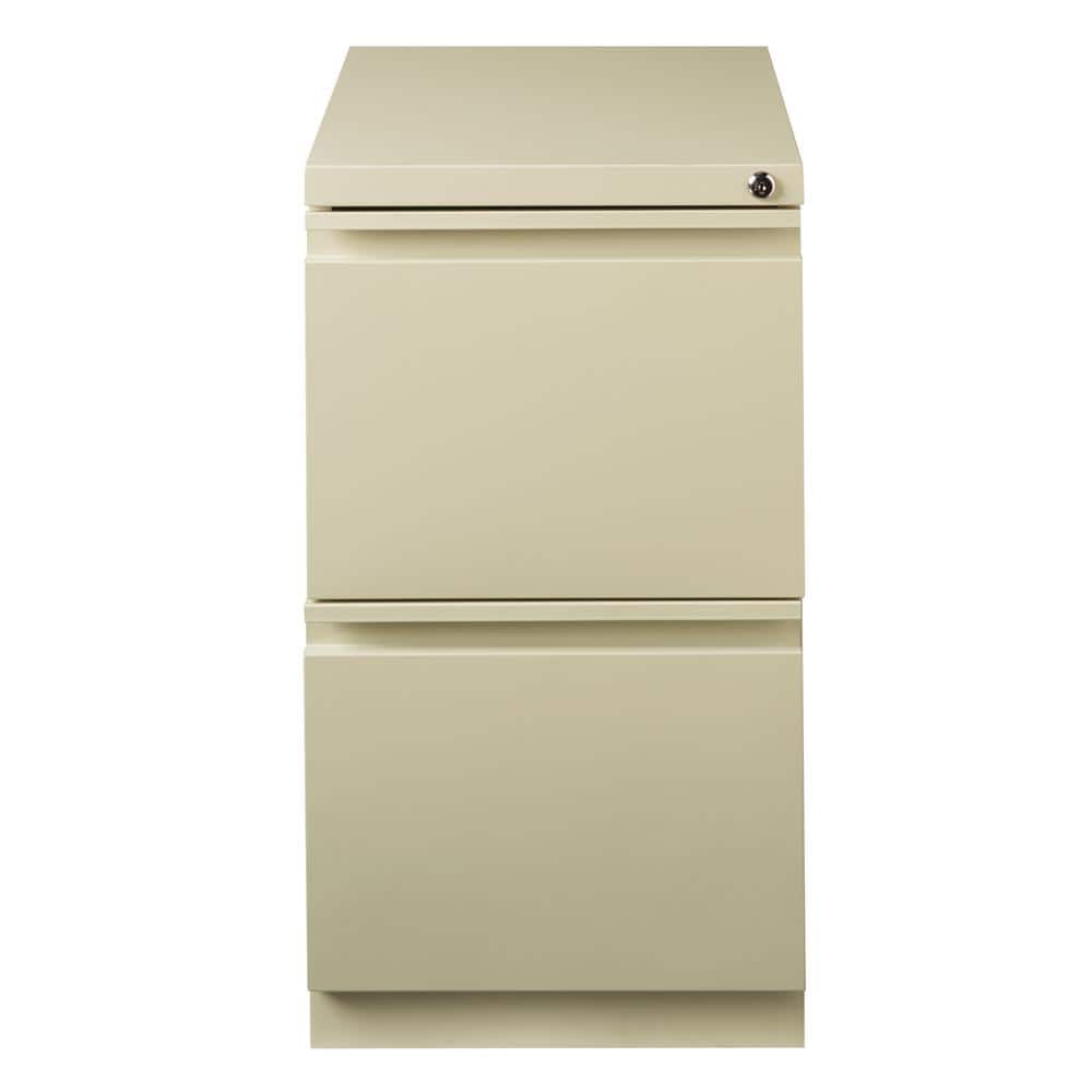 Putty 2-Drawer Lockable Mobile Steel Pedestal File Cabinet