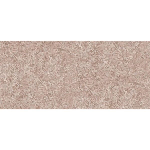 Brewster Home Fashions Pink Unito Samba Mauve Plaster Texture Matte Non-pasted Vinyl Wallpaper