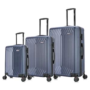 Stratos Lightweight Hardside Spinner 3-Piece Luggage Set 20 in., 24 in., 28 in. in Blue